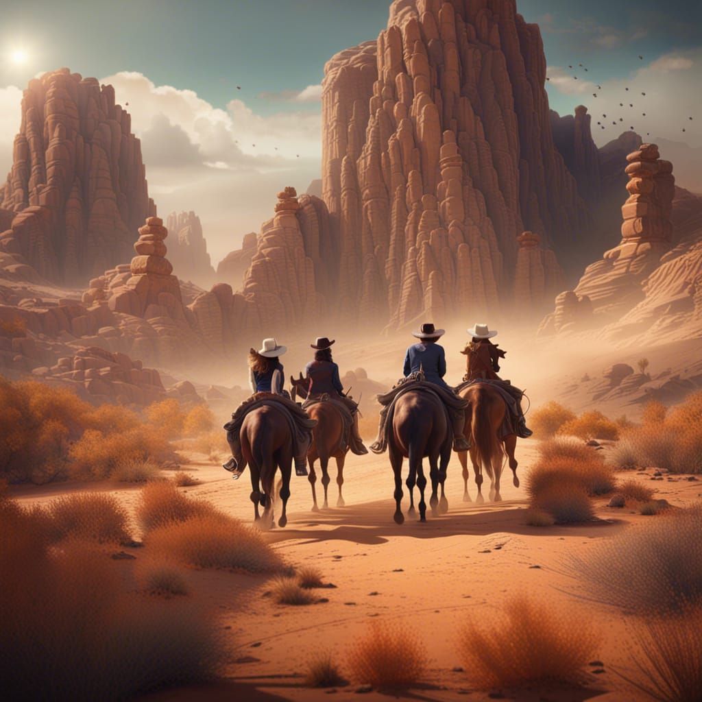 Cowboys and Cowgirls Discover Desert Treasures