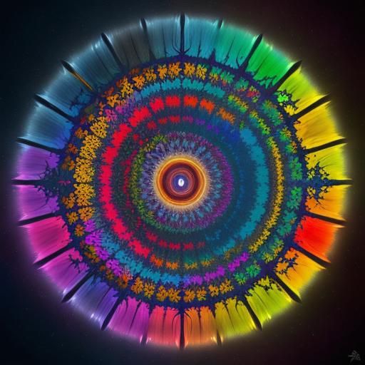 Abstract Mount Fuji in Expressionist Style