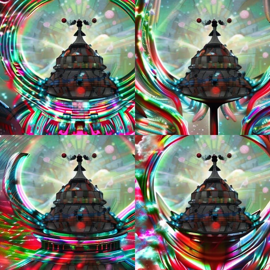 Candy Cane Rainbow with Gemini Constellation