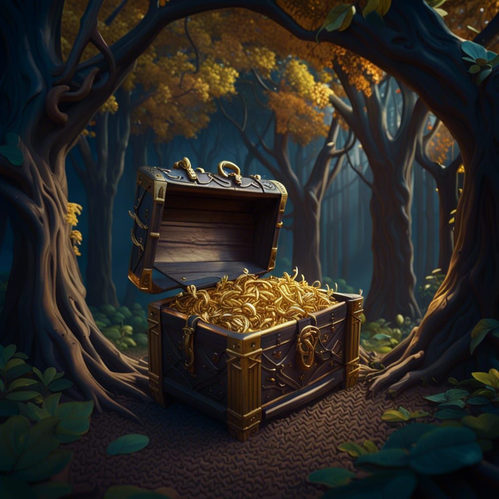 Golden Treasure in the Center of a Maze