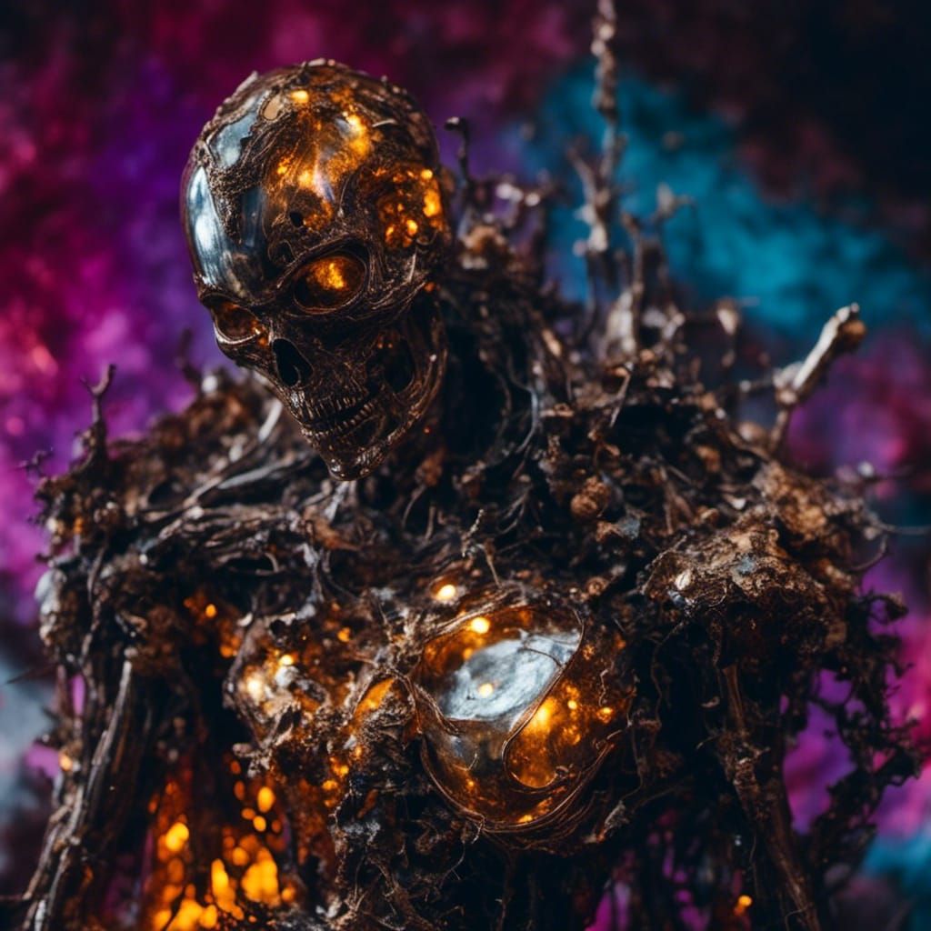 Holographic Jerry Garcia in Enchanted Forest