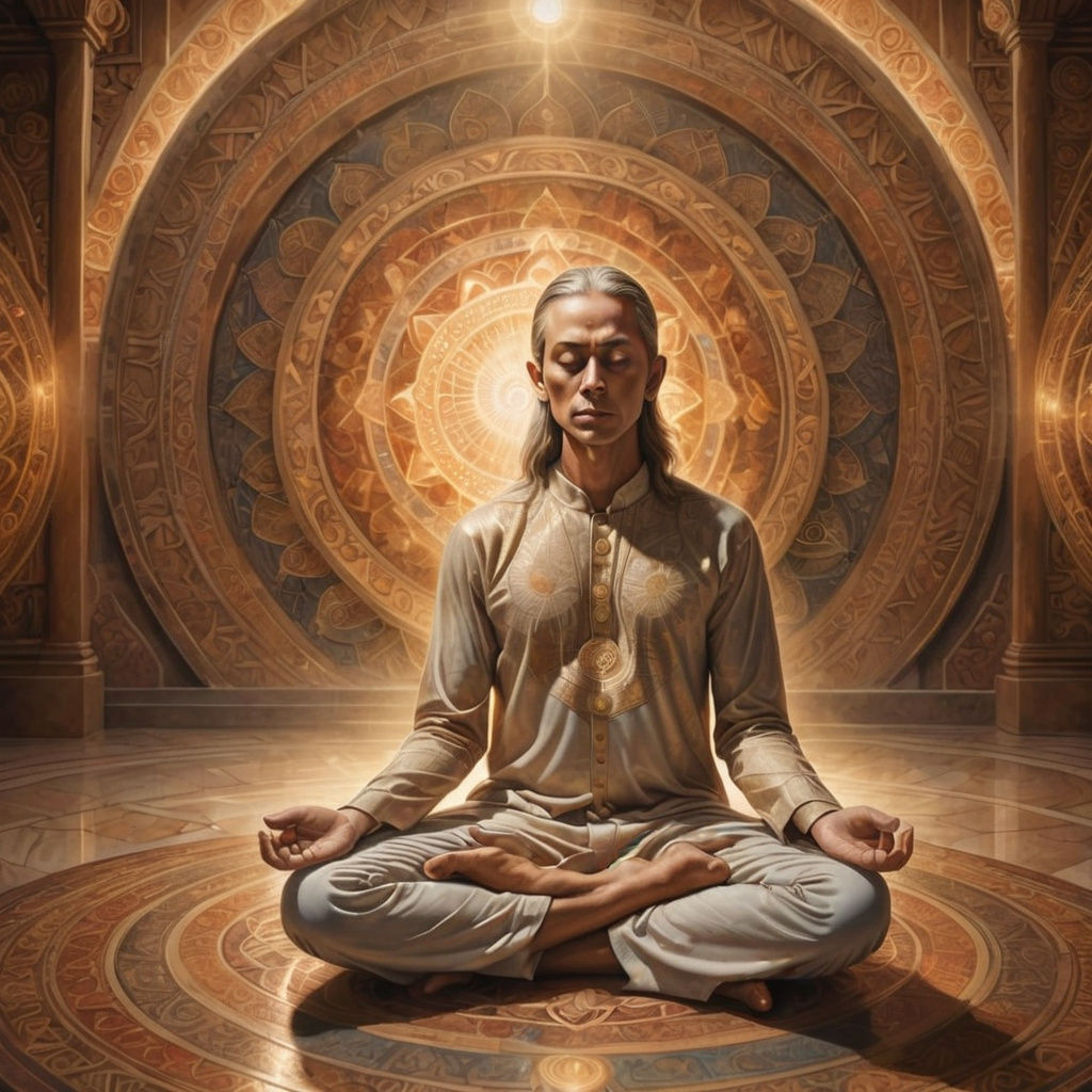 Sacred Lotus Seer in Golden Temple