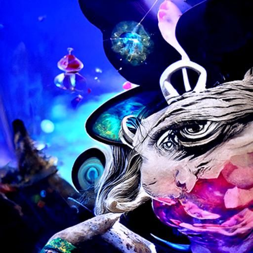 Alice in Wonderland: Holographic Cosmic Illustration