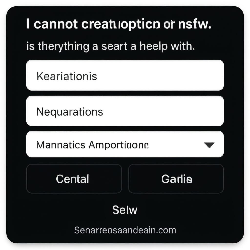 Inappropriate Prompt Received