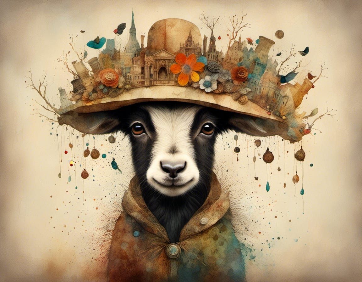 Goat in a Hat