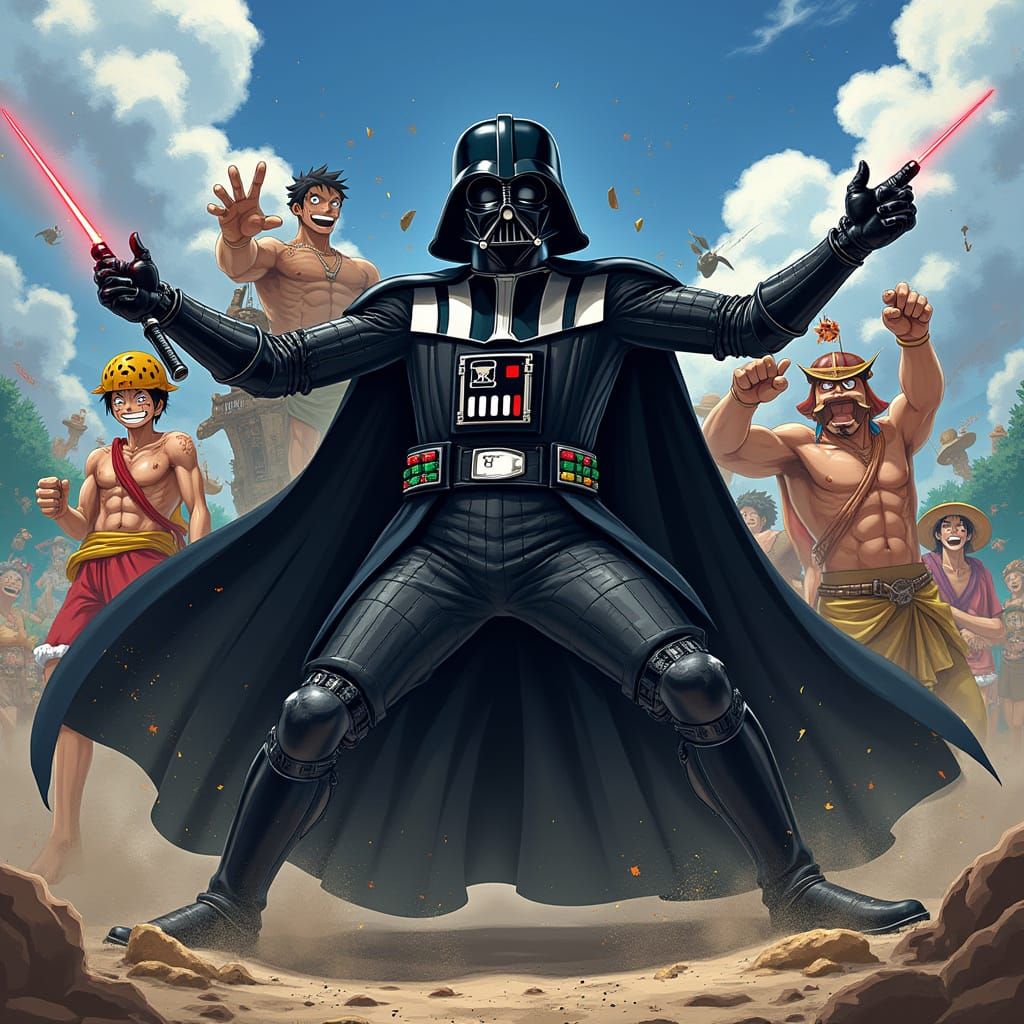 Dark Lord Battles Anime Pirates in Epic Sci-Fi Clash