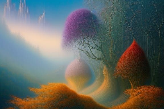 Wraiths in Mycelium Network: A Magic Realism Vision