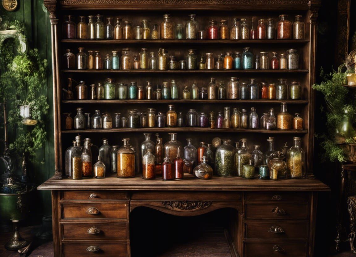 Victorian Alchemy Kit with Dreamy Fairycore Style