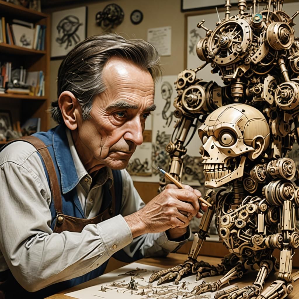 Biomechanical Pinocchio Assembly Inspired by Lee Little