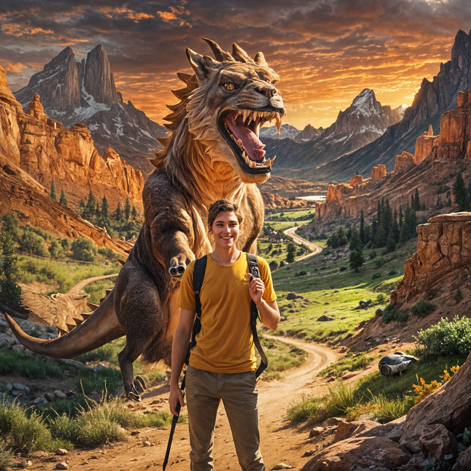 Realistic Photobombing Incident Captured