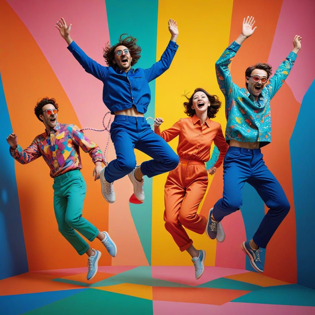 Joyful Jumpers in Vibrant Colors