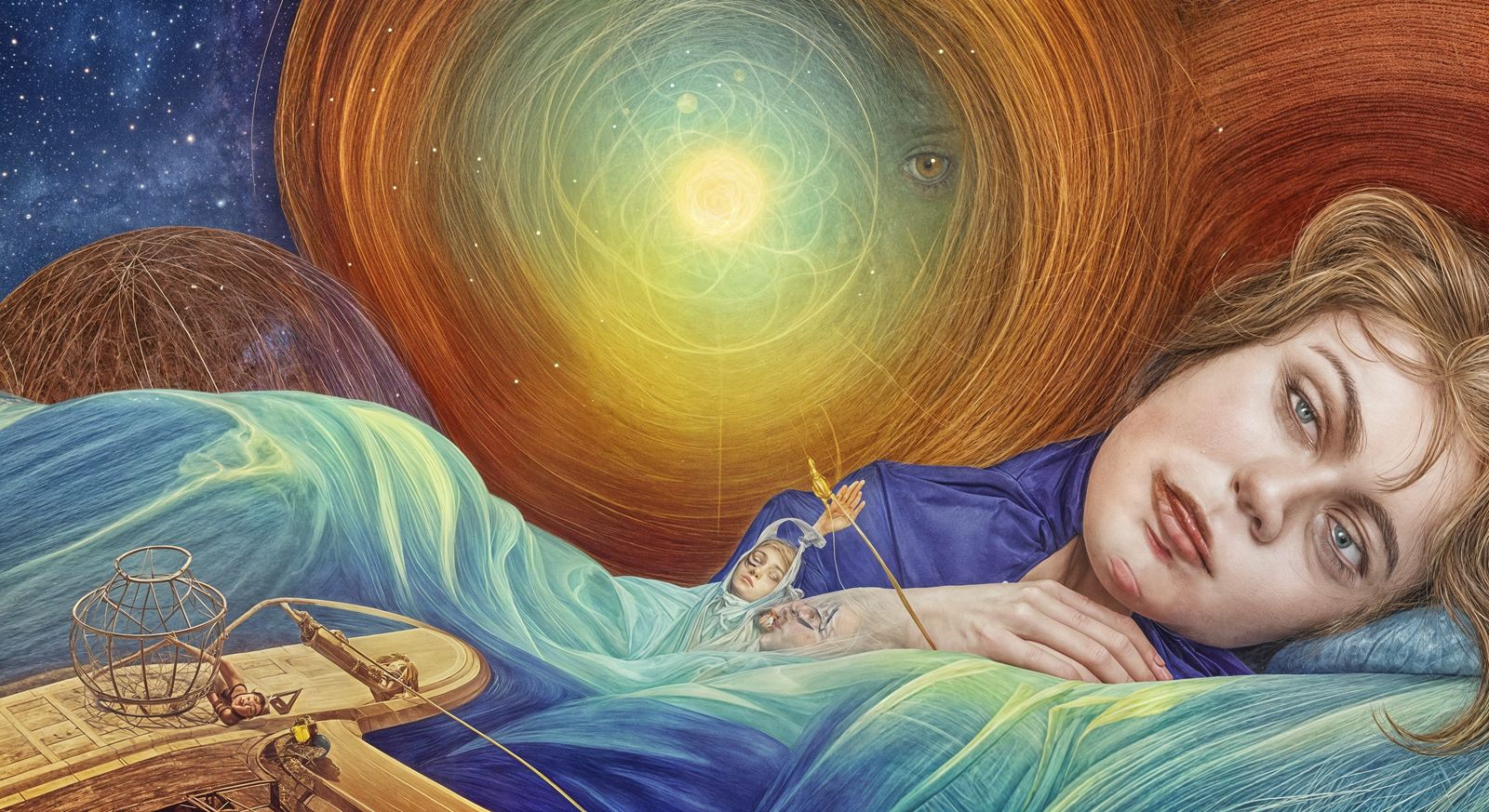 Surreal Golden Hour Portrait Inspired by Dali