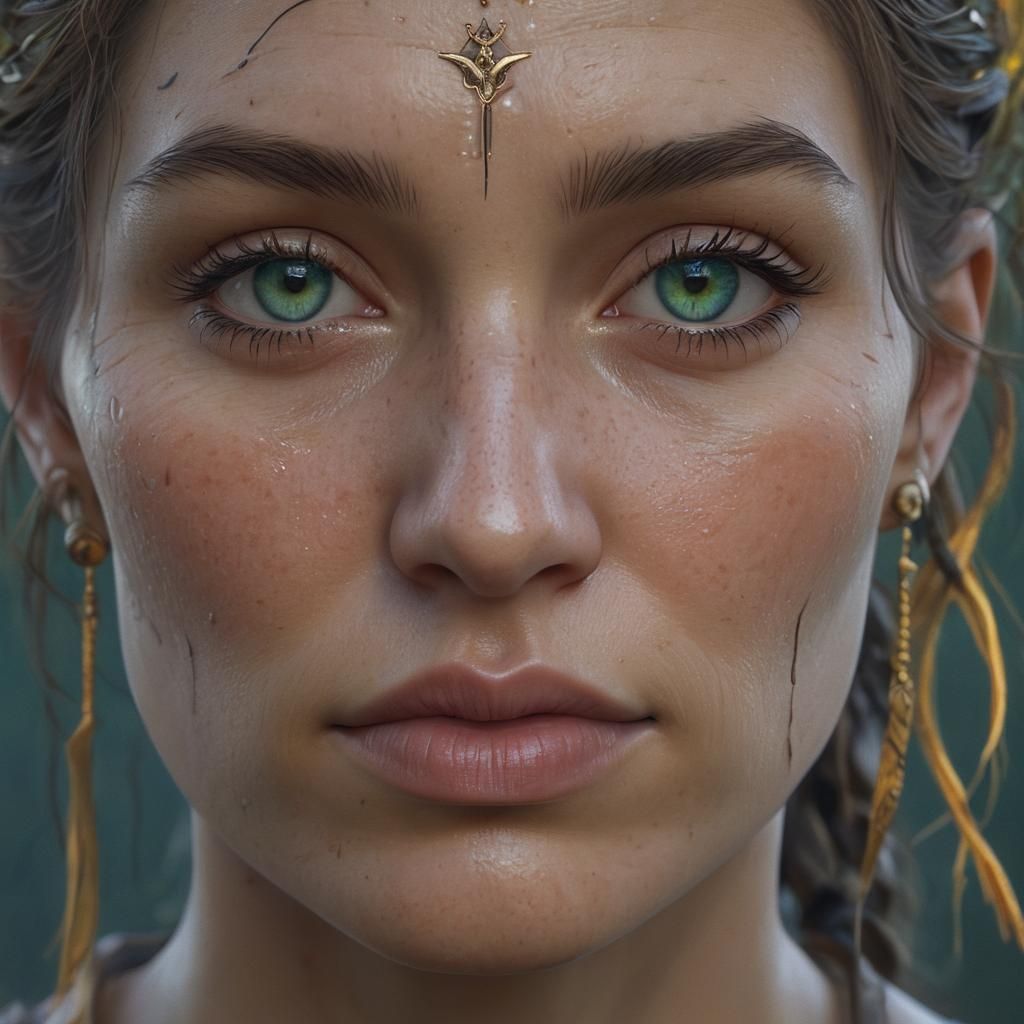 Nordic Archeologist Portrait in Hyperrealistic Style