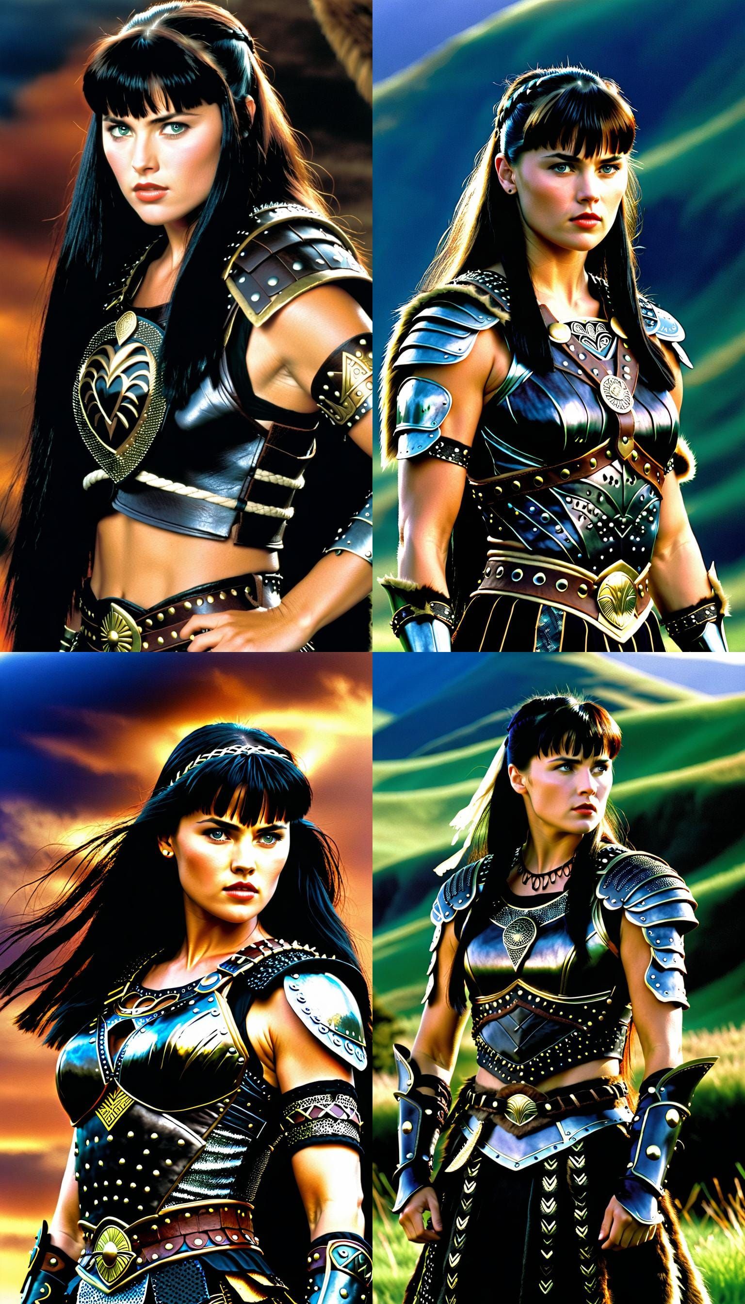 Xena the Warrior Princess Digital Rendering