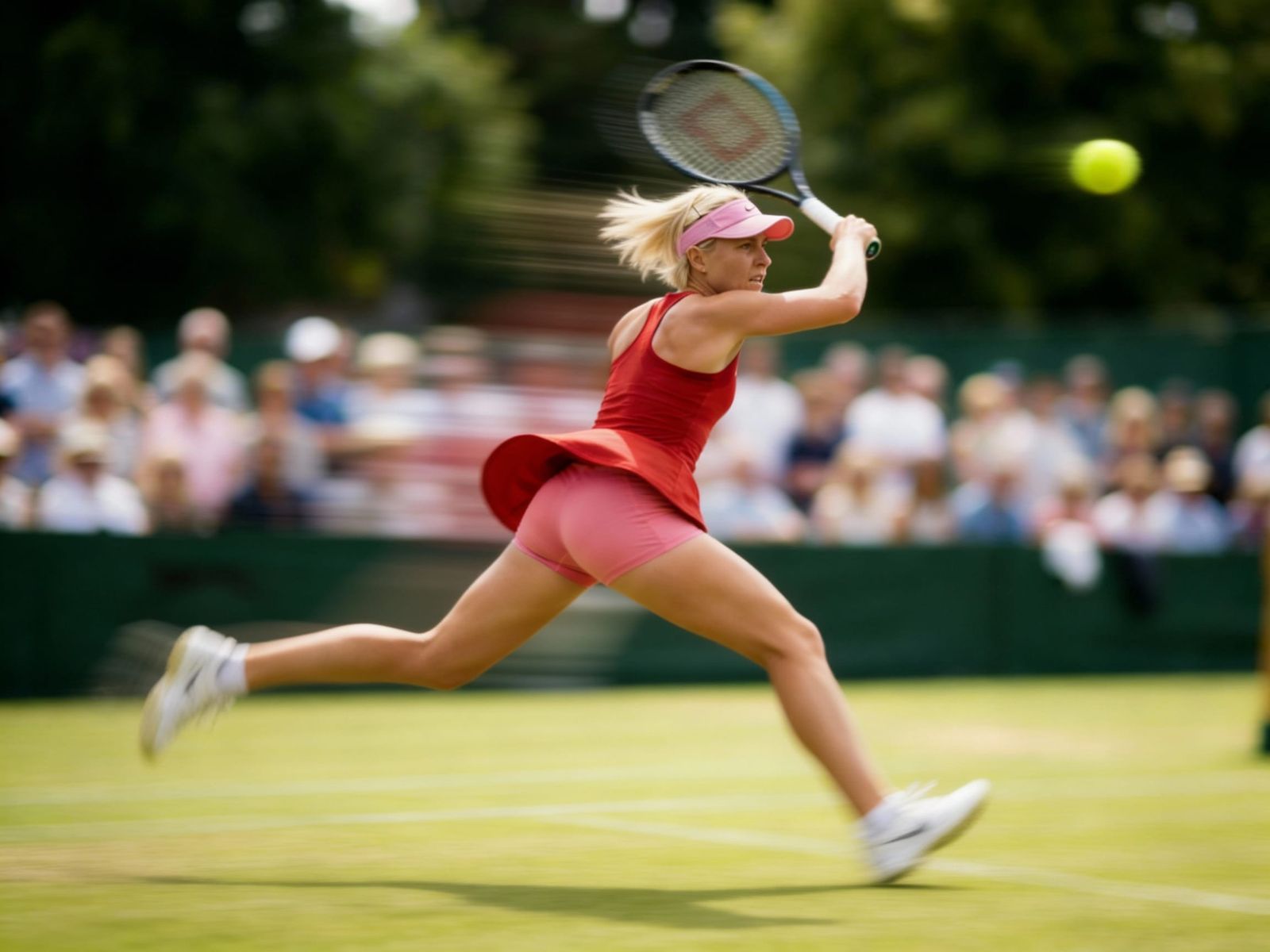 Tennis Player Action Shot: Ready to Follow Through