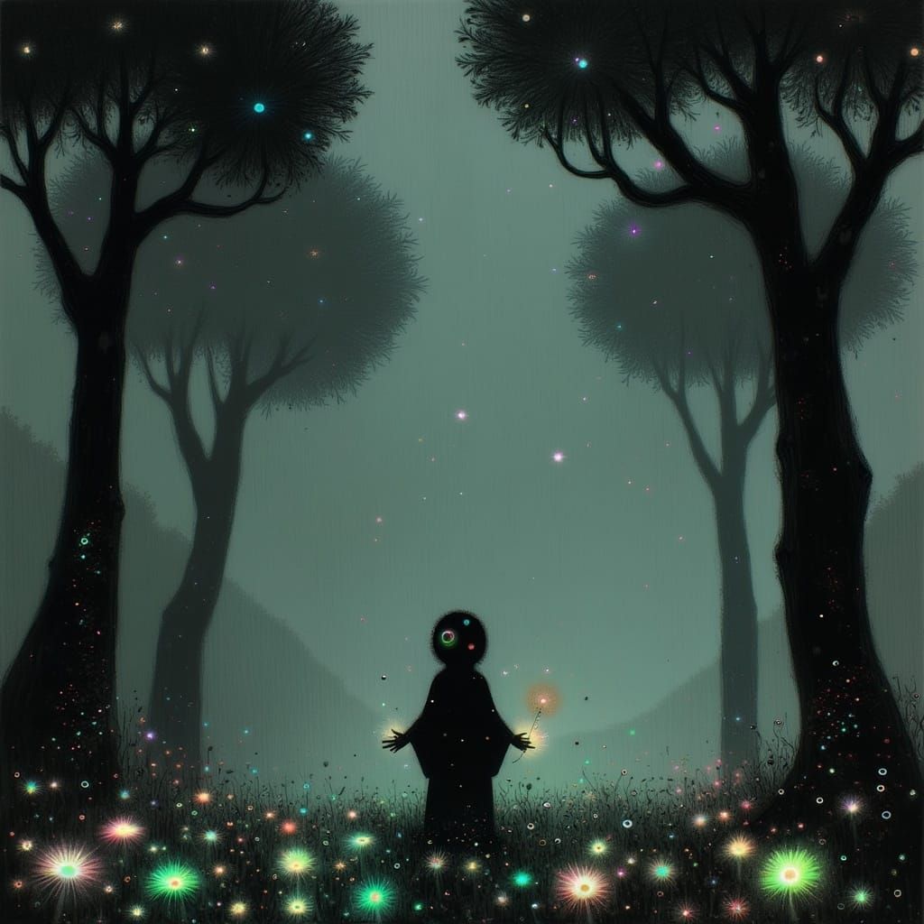 Mystical Forest Realm in Ethereal Beauty