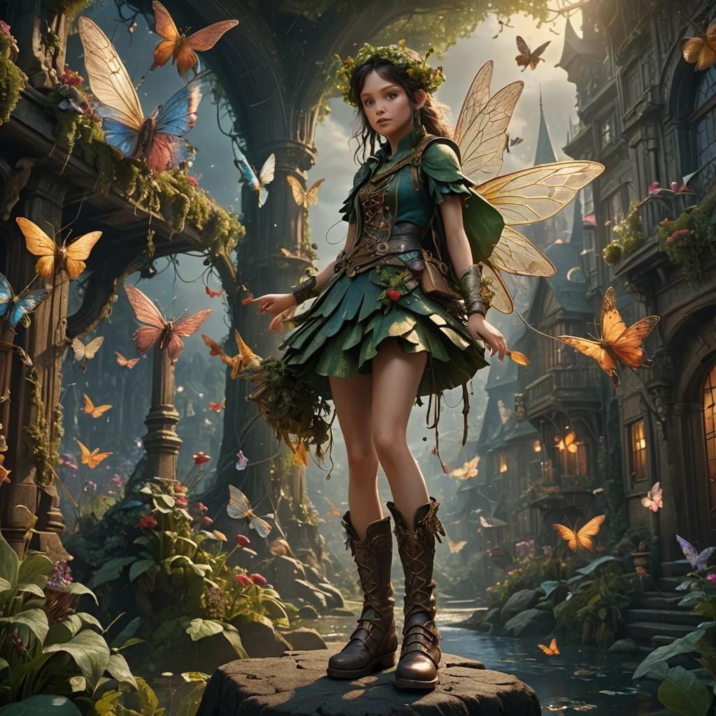 Fairies Wear Boots: Epic Cinematic Digital Painting