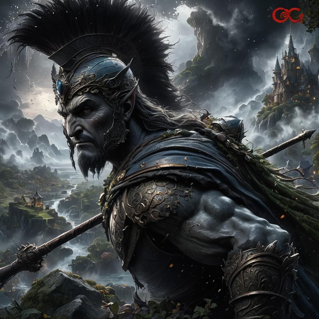 Ethereal Fantasy Landscape in Detailed Matte Painting