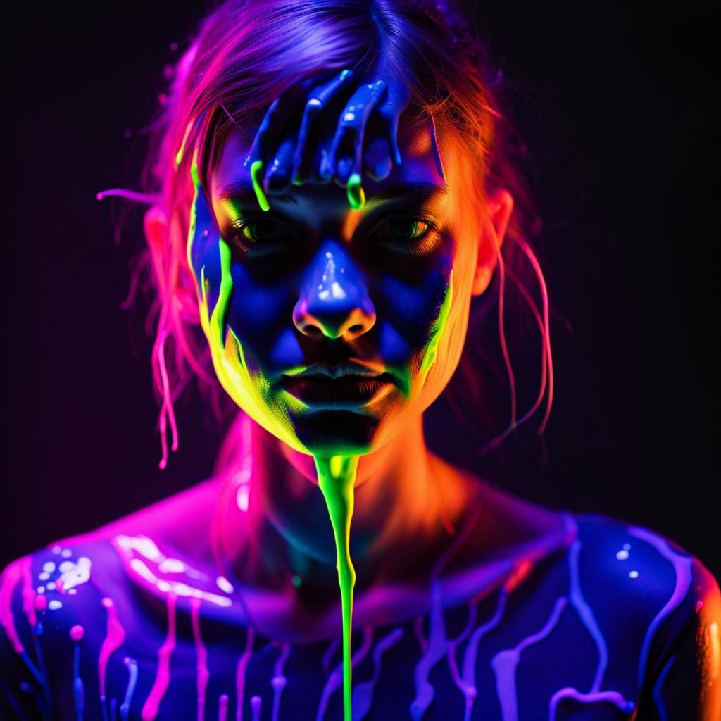 UV-reactive paint