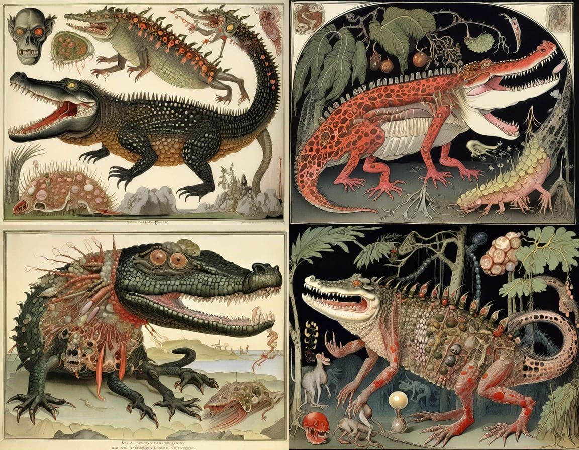 Surreal Brazilian Anatomy Reveal in Deep Colors