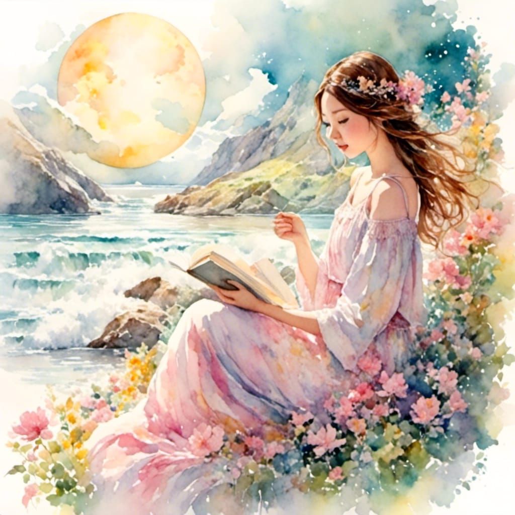 Upholding Promises: Pastel Watercolor Illustration