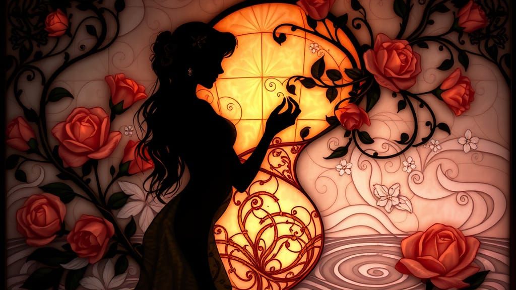 A hyperrealist, Pin Up style digital illustration of a femin...