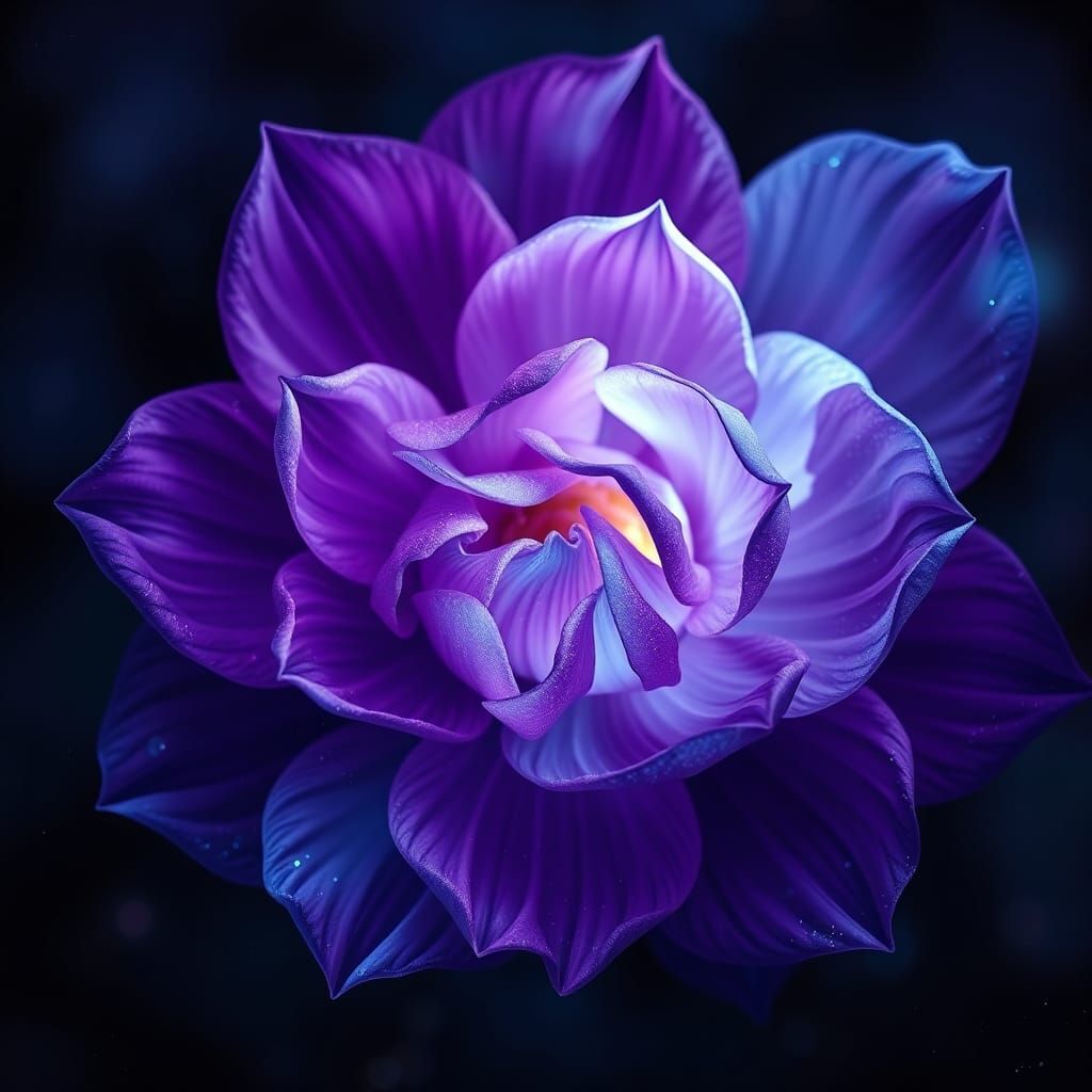 Dreamlike Flower with Ethereal Glow