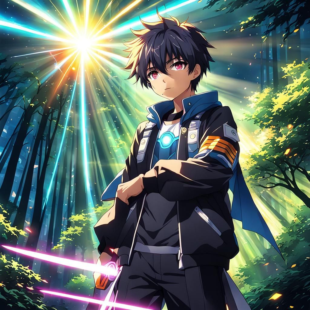 Anime Boy in Sci-Fi Sunshine