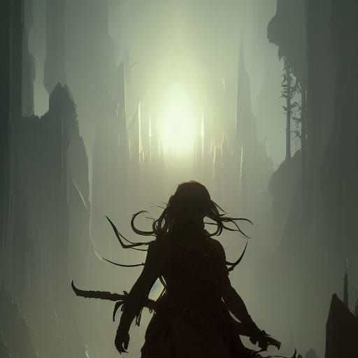 Dark Fantasy Art Nouveau Splash Screen