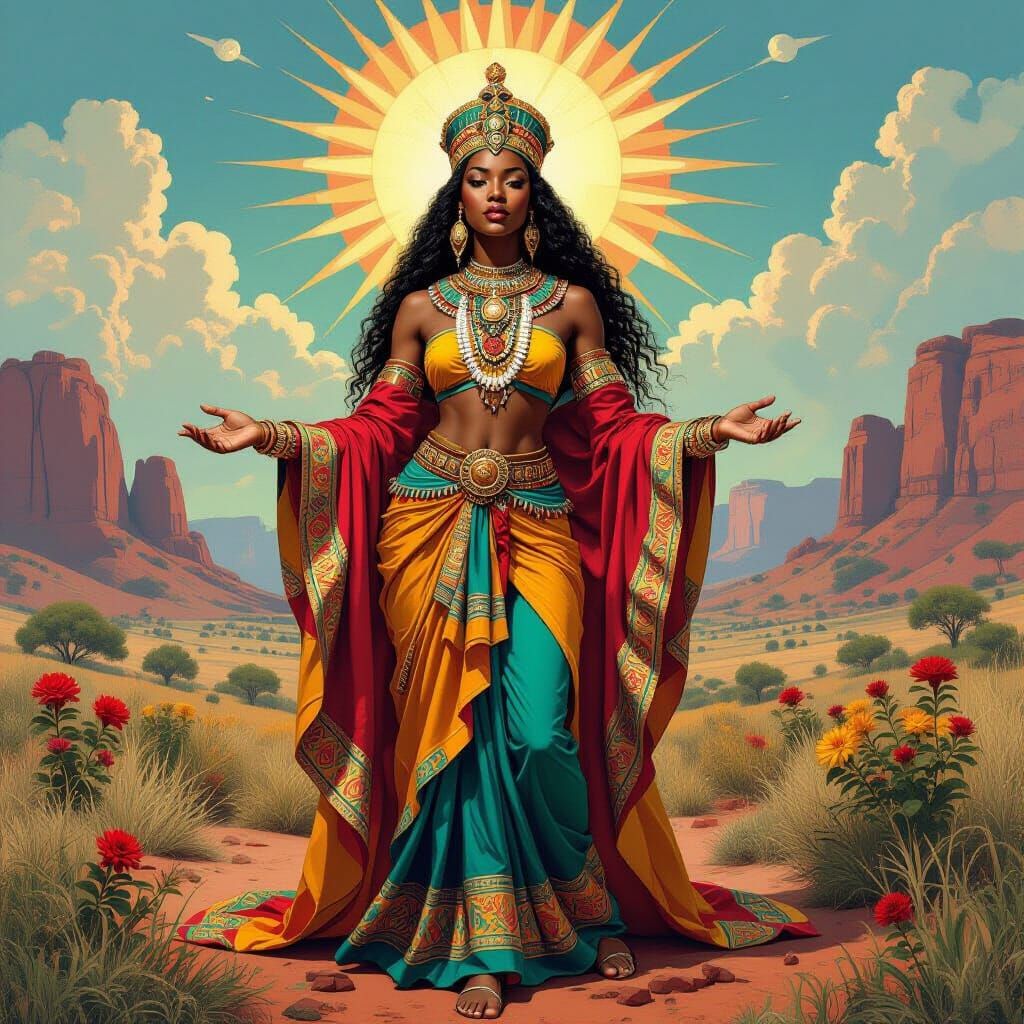 Sekhmet Goddess Rebuilds in Contemporary Style