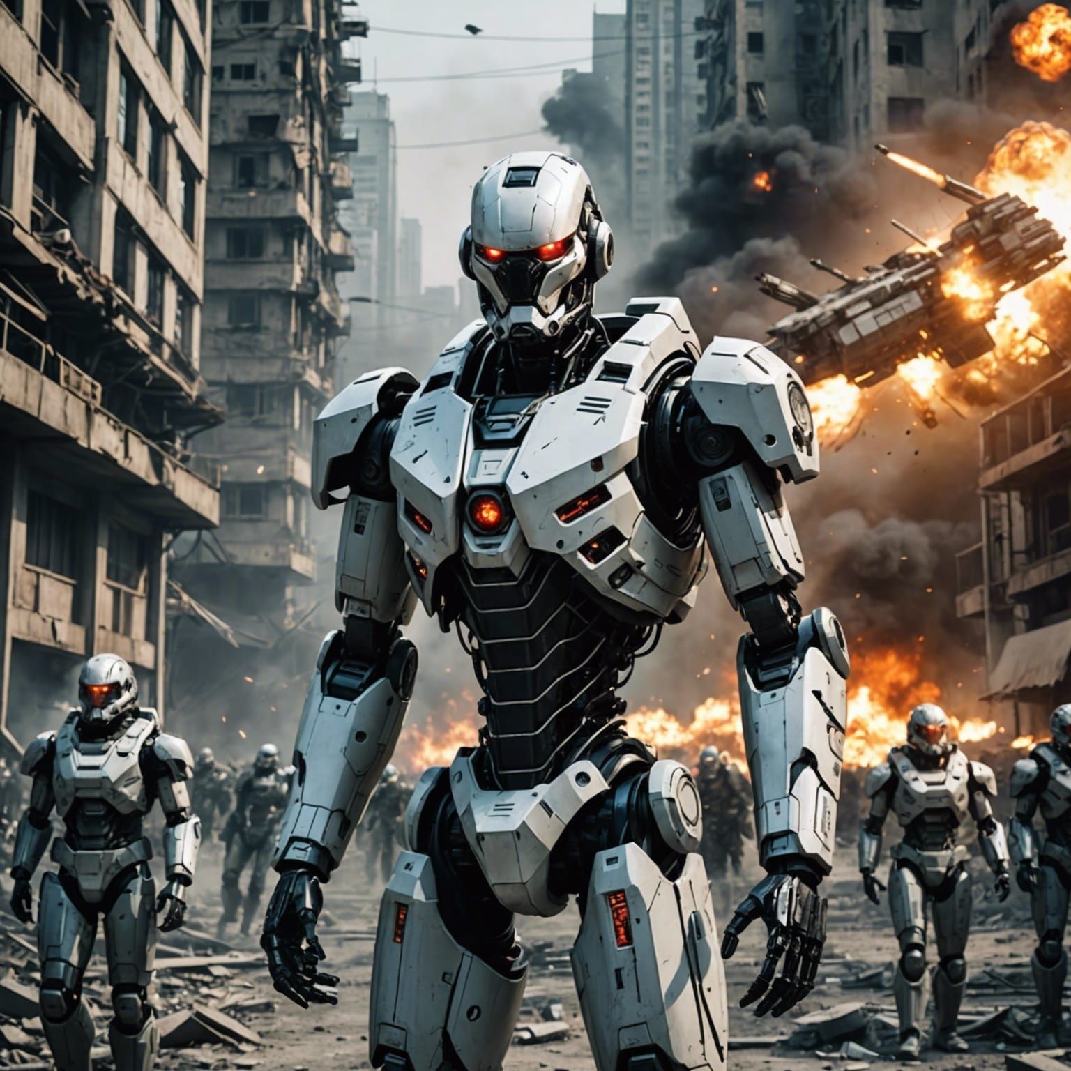 Humanity vs AI: A Post-Apocalyptic Skynet Battle