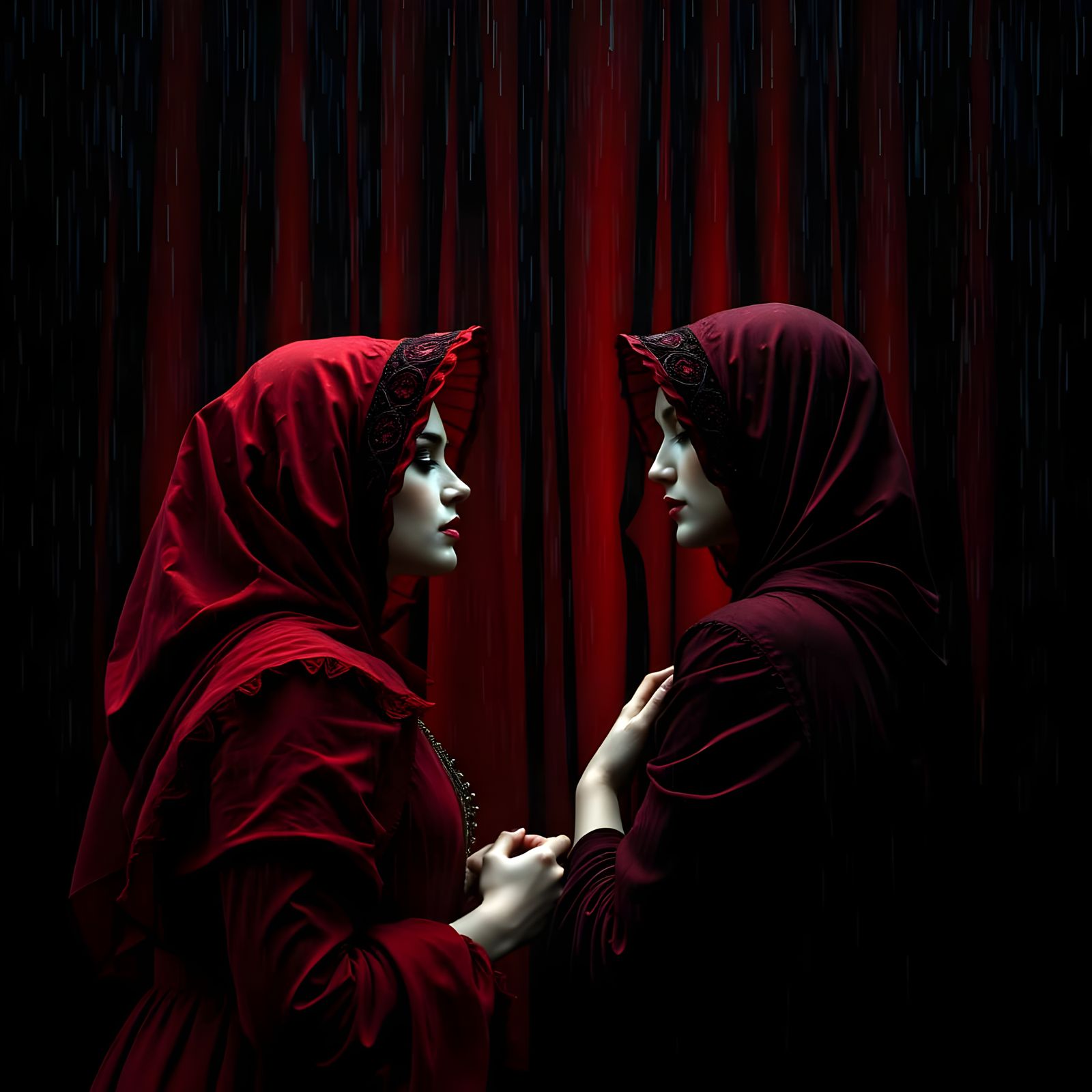 Midnight Queen Weeps for Human Pain in Dream