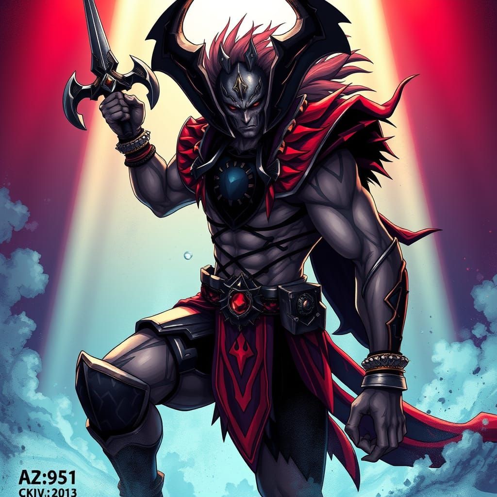 Ares: God of War in Anime-Style Splendor