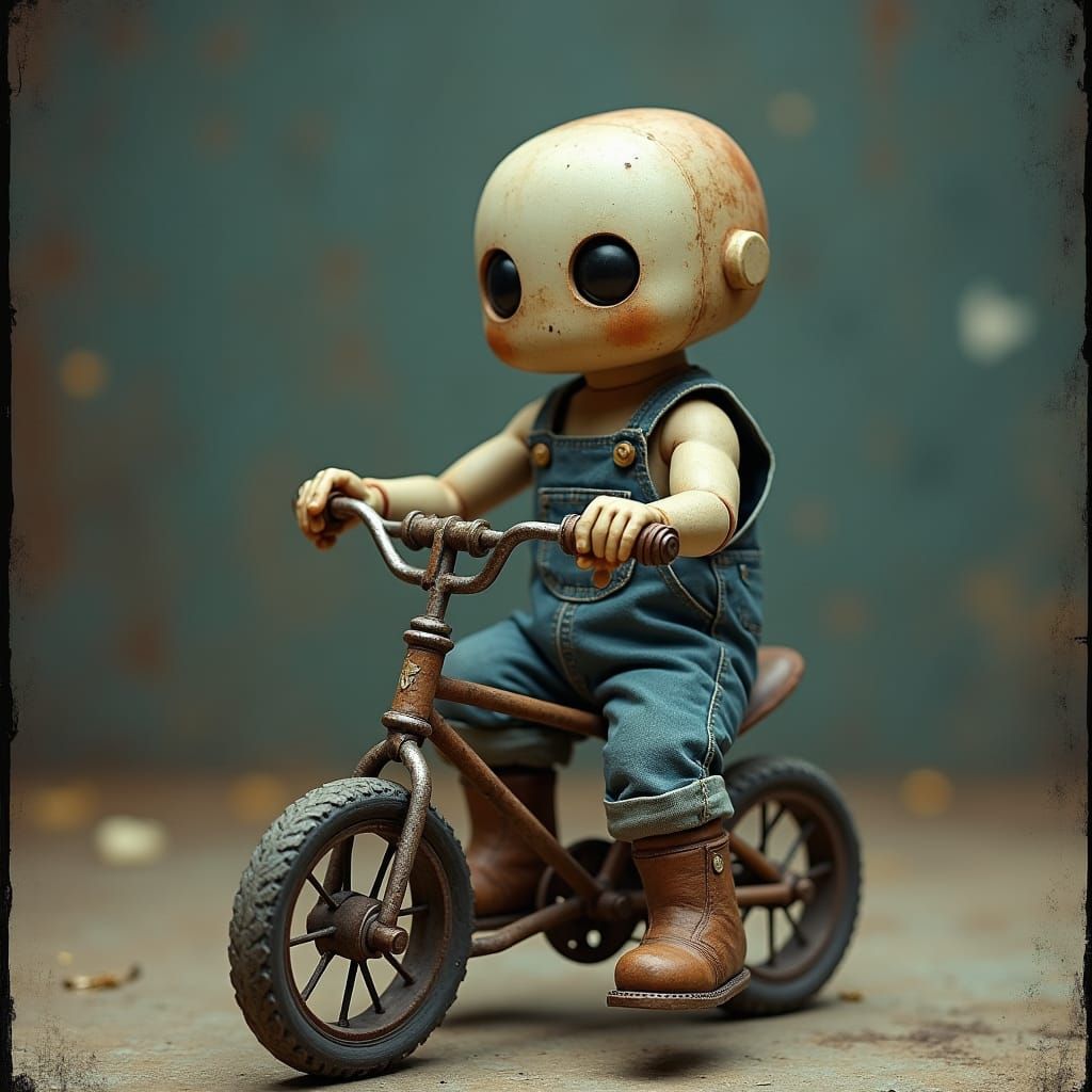 humanoid little boy figure