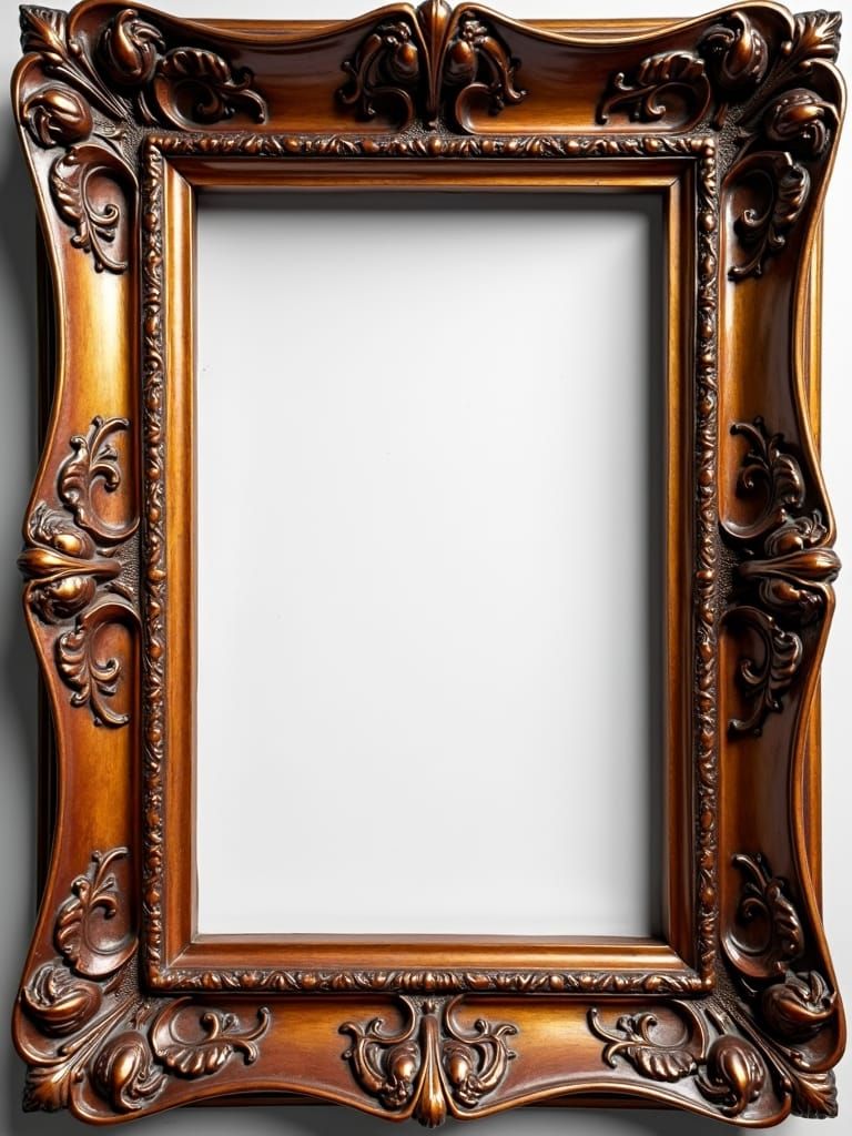 Ornate Roman Pattern Picture Frame in Victorian Style