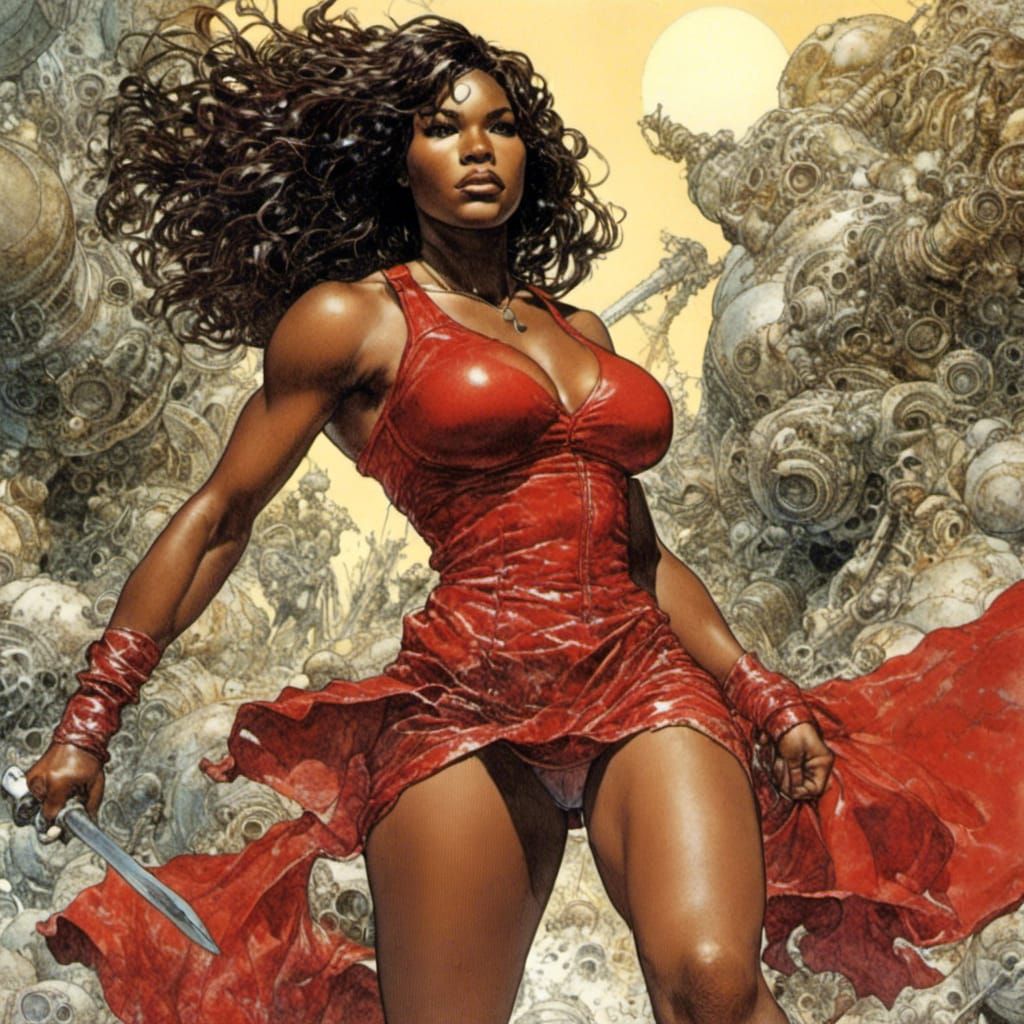 Heroine ready to fight