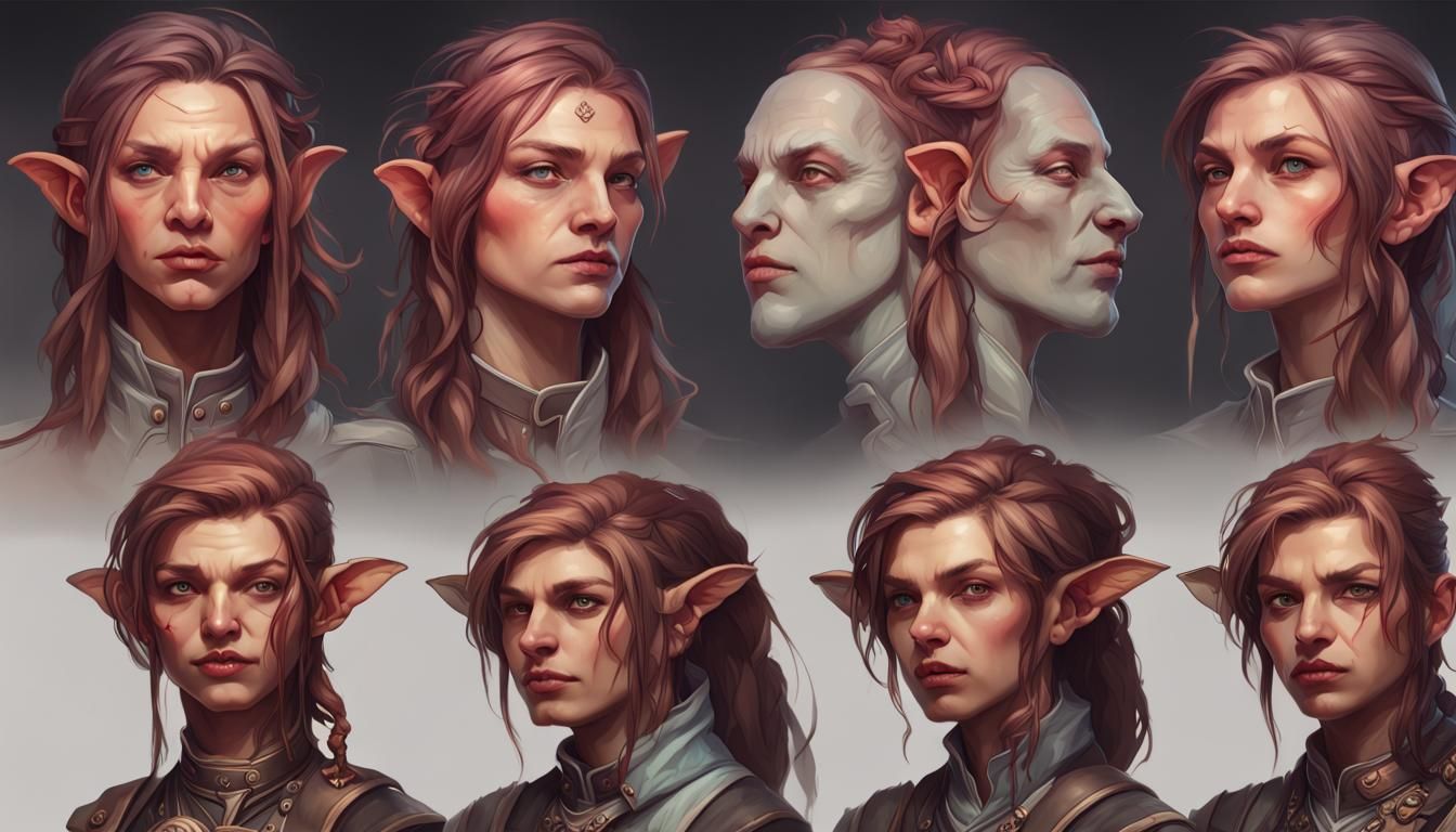 Karlach Portrait in Art Nouveau Style