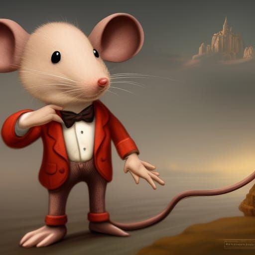 Well-Heeled Mouse in Fantastical Splendor