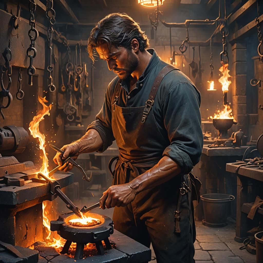 Blacksmith Forges a Key to Unlock Mystical Realms