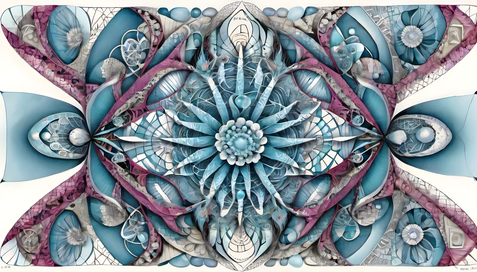 Abstract Map with Quantum Zentangle Elements