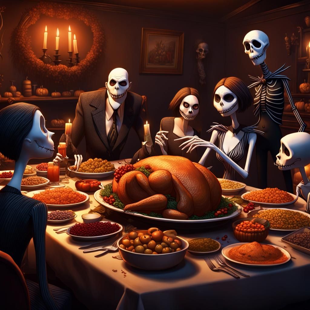 Thanksgiving Dinner in the Underworld: Nightmare Before Chri...