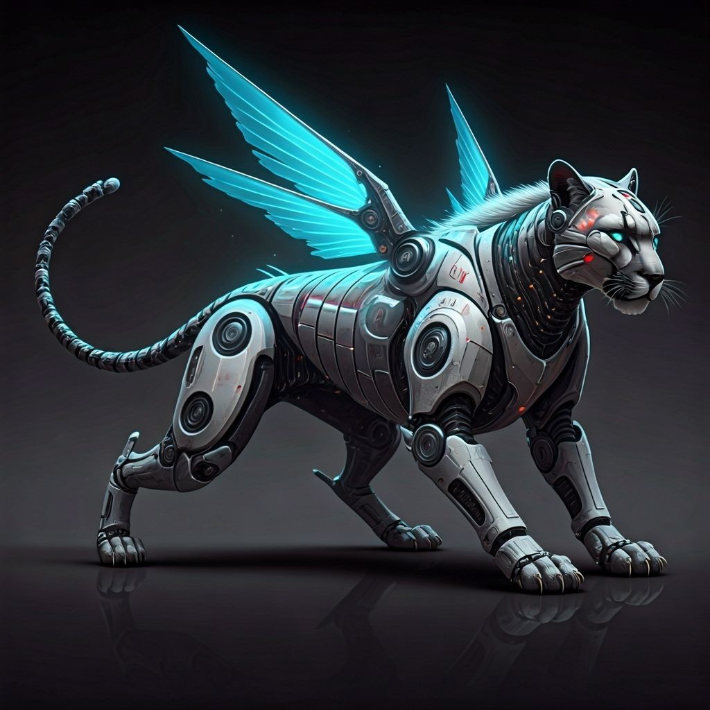 Biomechanical Cougar Mediclaw with Energy Wings