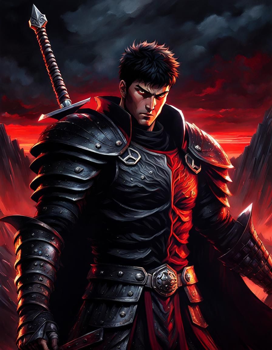 Hyperrealistic Guts Portrait in Demon Land