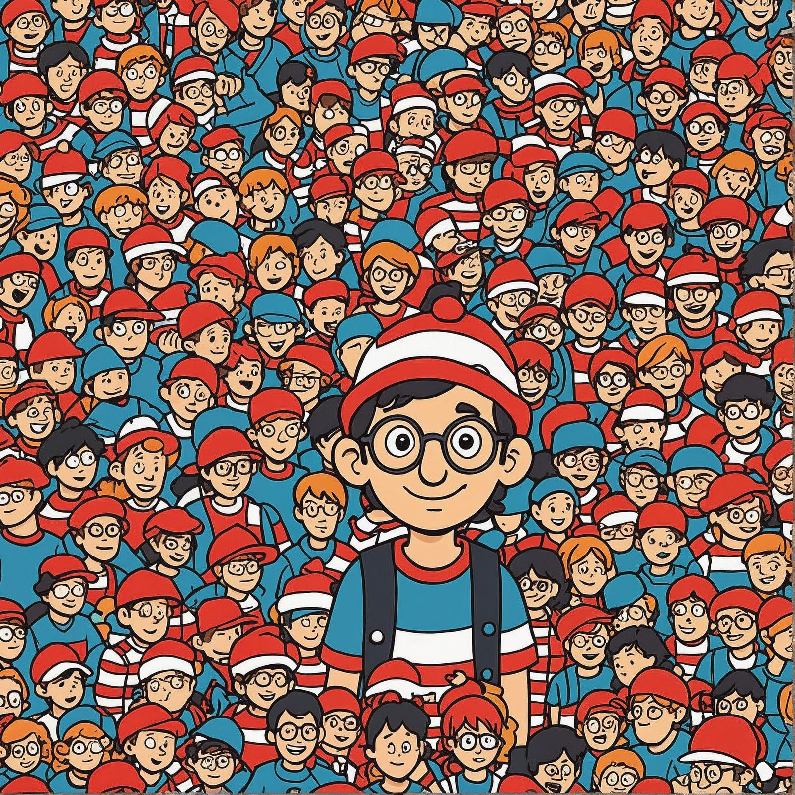 Charming 2D Where's Waldo Puzzle Page