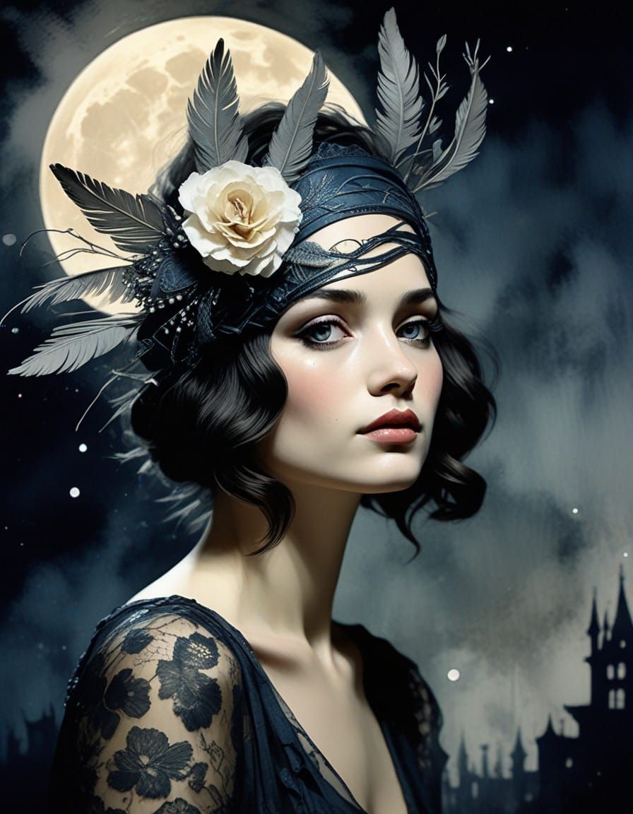 Gatsby in Moonlit Elegance