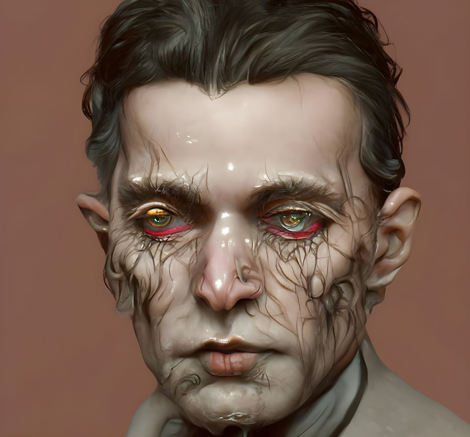 Corporate Goth Lucifer Digital Painting
