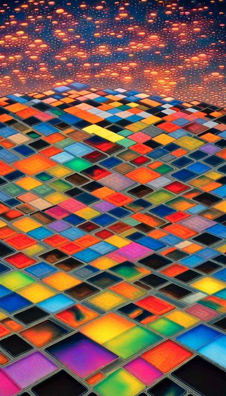 Gravitational Distortion of Space with Neon Grid