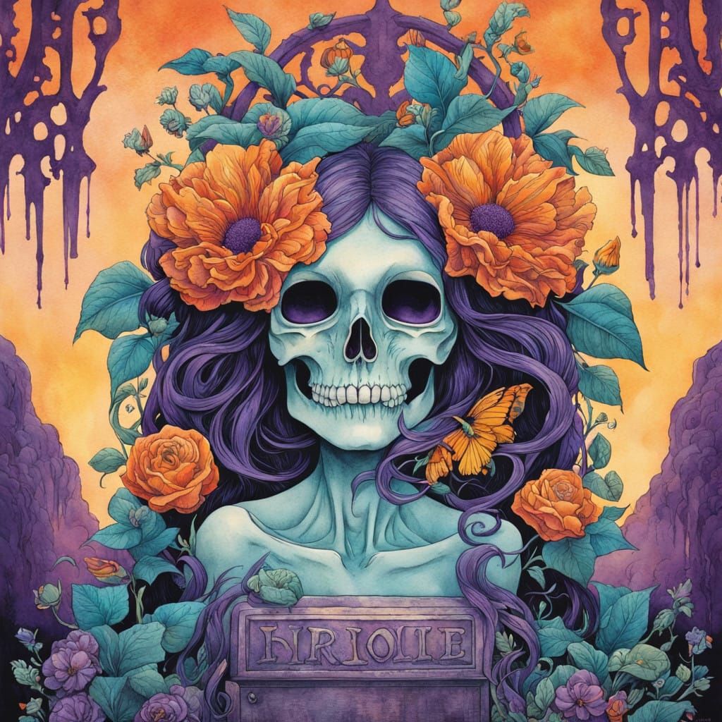 Whispers of Eternity in Vintage Watercolor