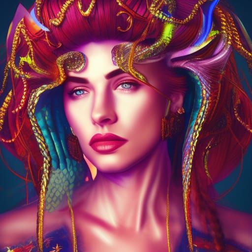 Intricately Detailed Queen Witch Concept Art