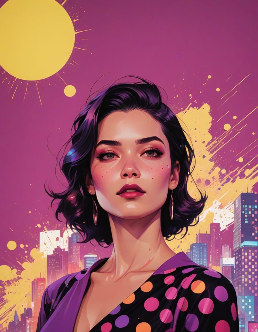 Celebrate the bold and colorful style of pop art